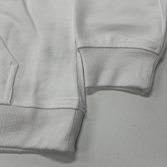 Columbia French Terry Hoodie Womens Large or XL White New Pullover Colorful Logo - Picture 4 of 10